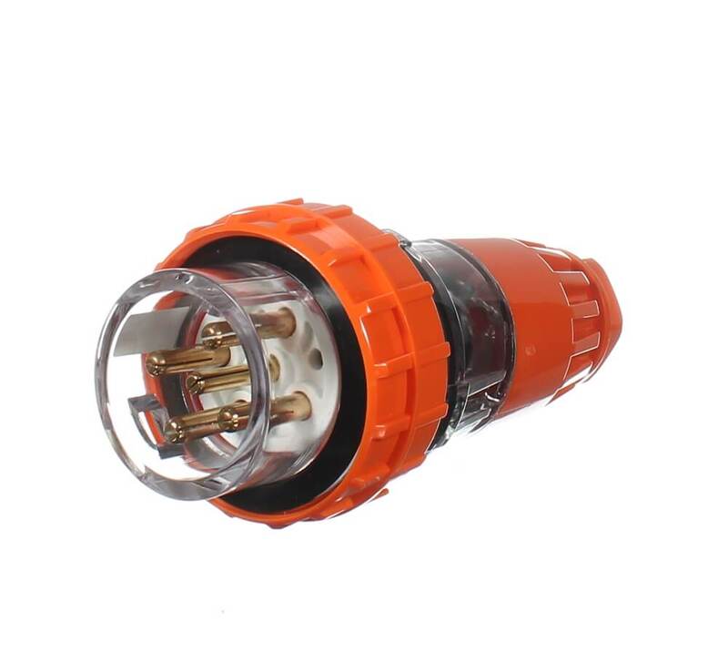 5 PIN 10AMP STRAIGHT PLUG IP66 500V