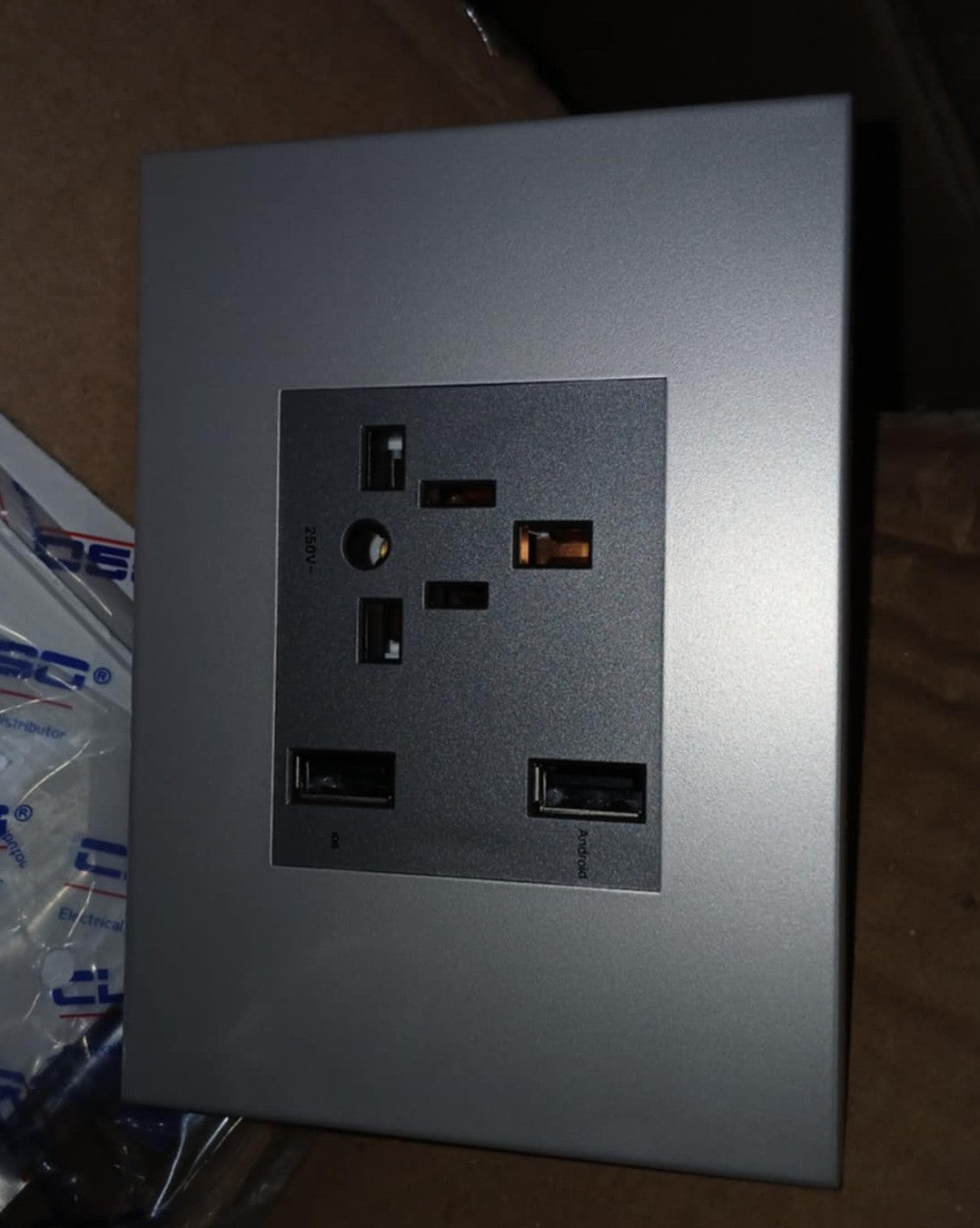International Power Outlet w/ USB Charging