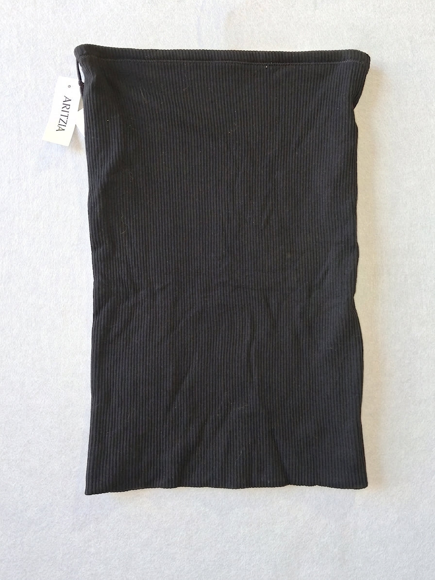 Aritzia Babaton Seamless Ribbed Tube Top - Black Size M - Image 1