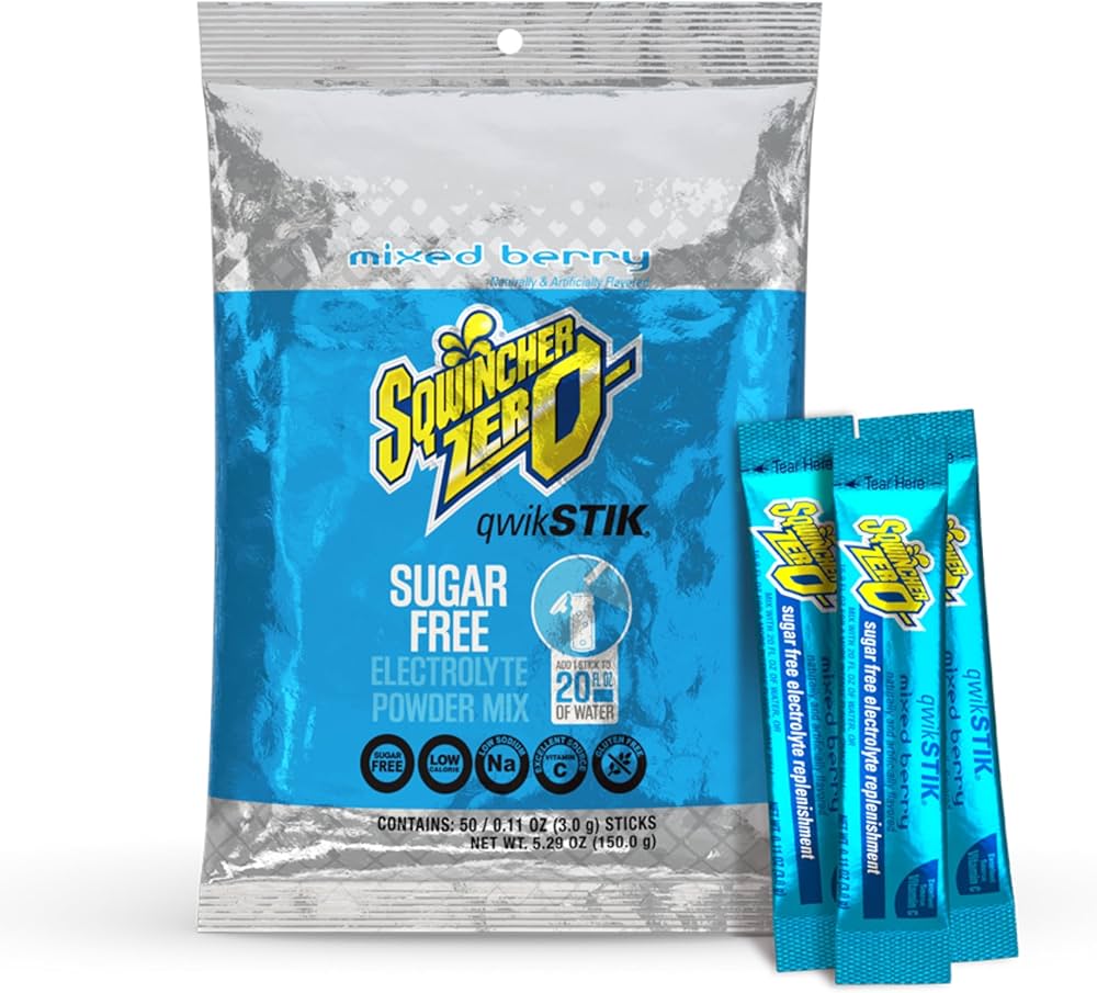 Sqwincher Electrolyte Sachets Assorted Flavours - 50 Pack