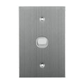 Stainless Steel Switchplates - White - Multiple Variants