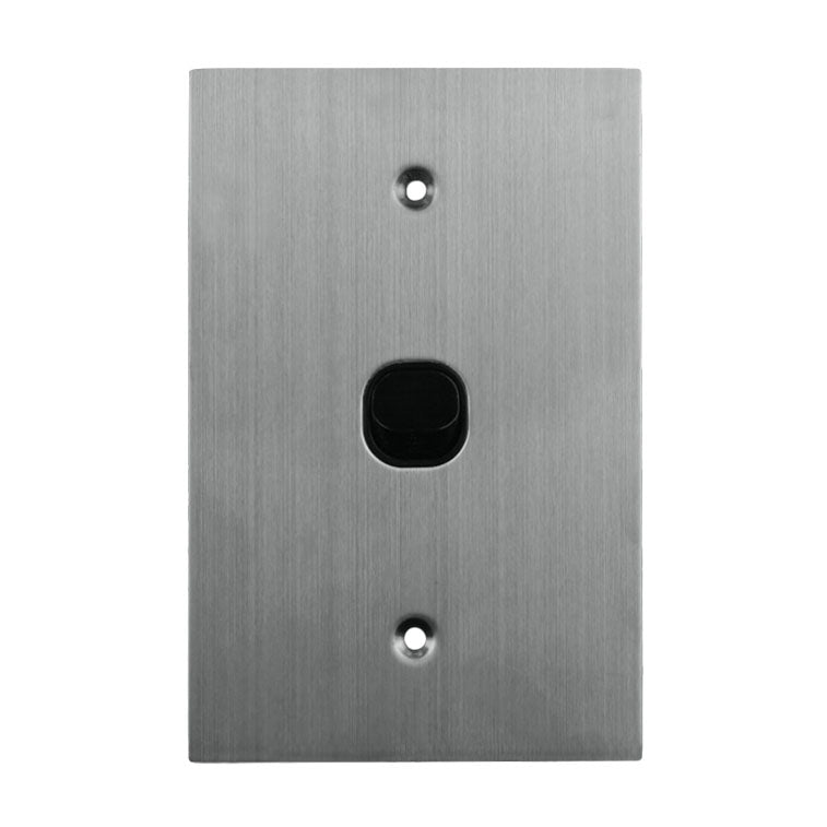 Stainless Steel Switchplates - Black - Multiple Variants