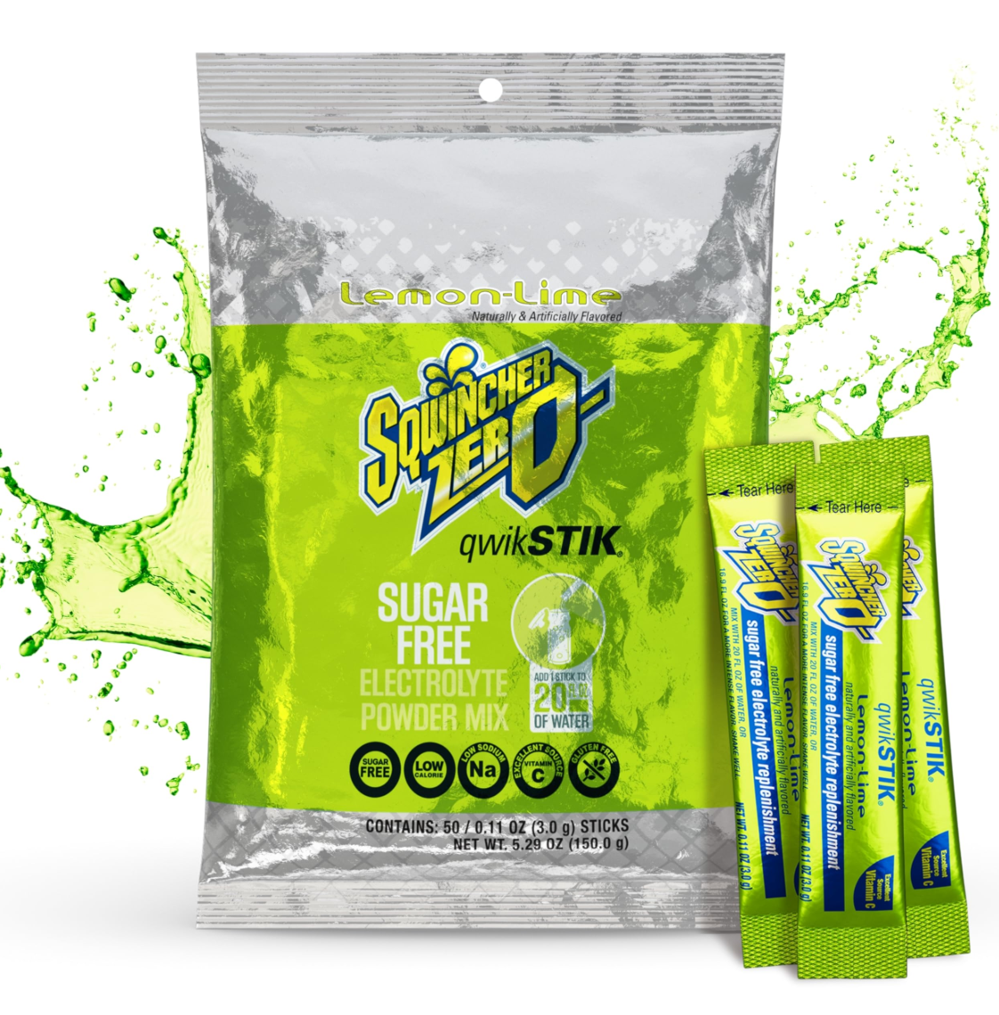Sqwincher Electrolyte Sachets Assorted Flavours - 50 Pack