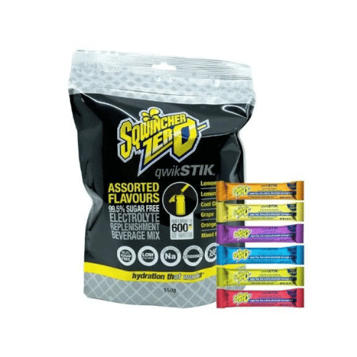 Sqwincher Electrolyte Sachets Assorted Flavours - 50 Pack
