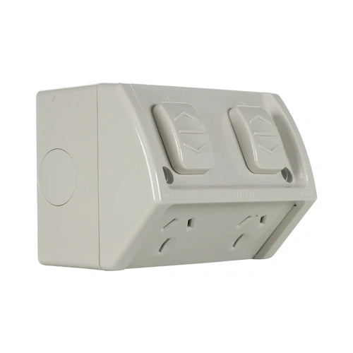 Weatherproof Double 15A Powerpoint