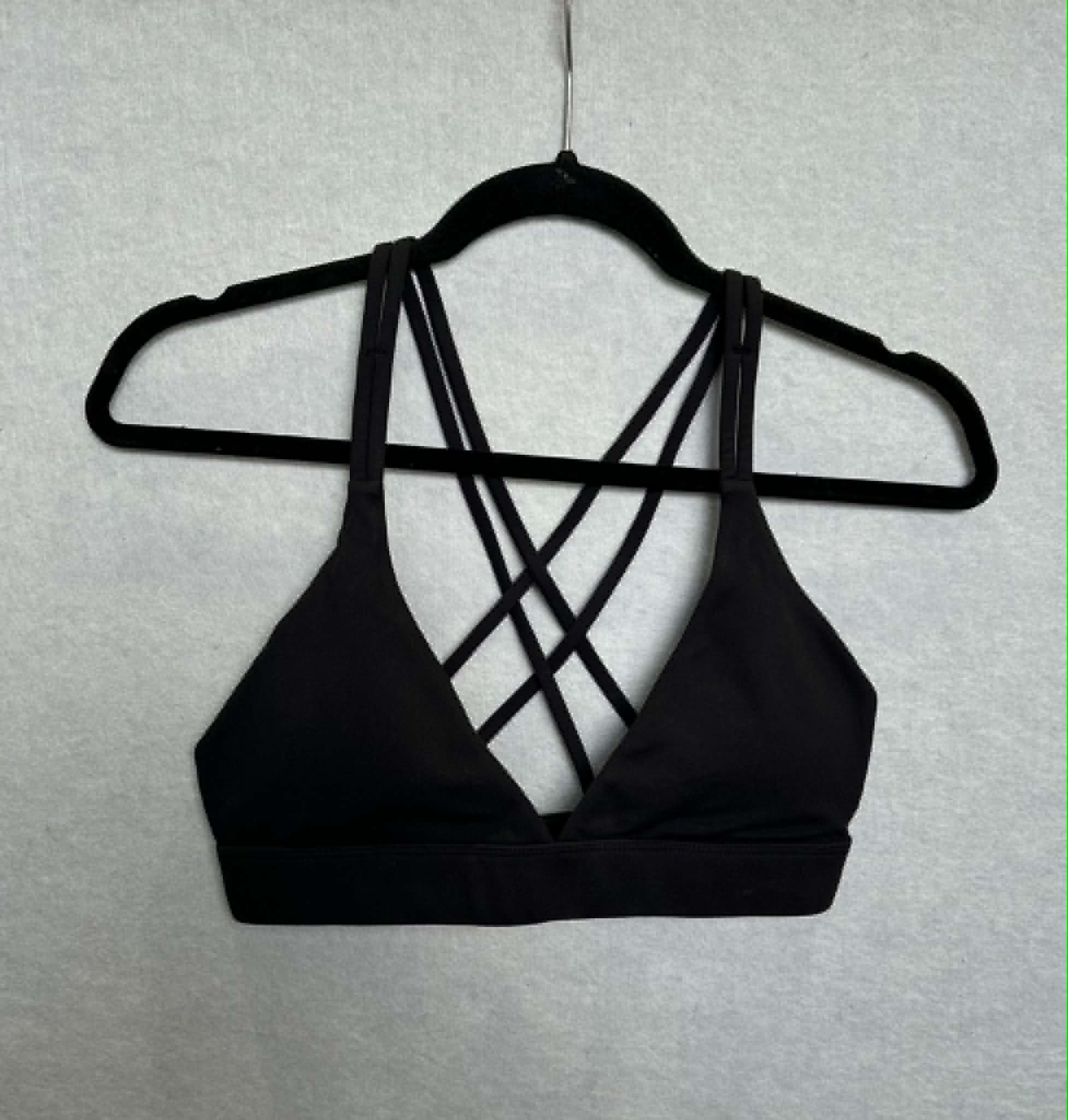 Black Bralette Sports Bra