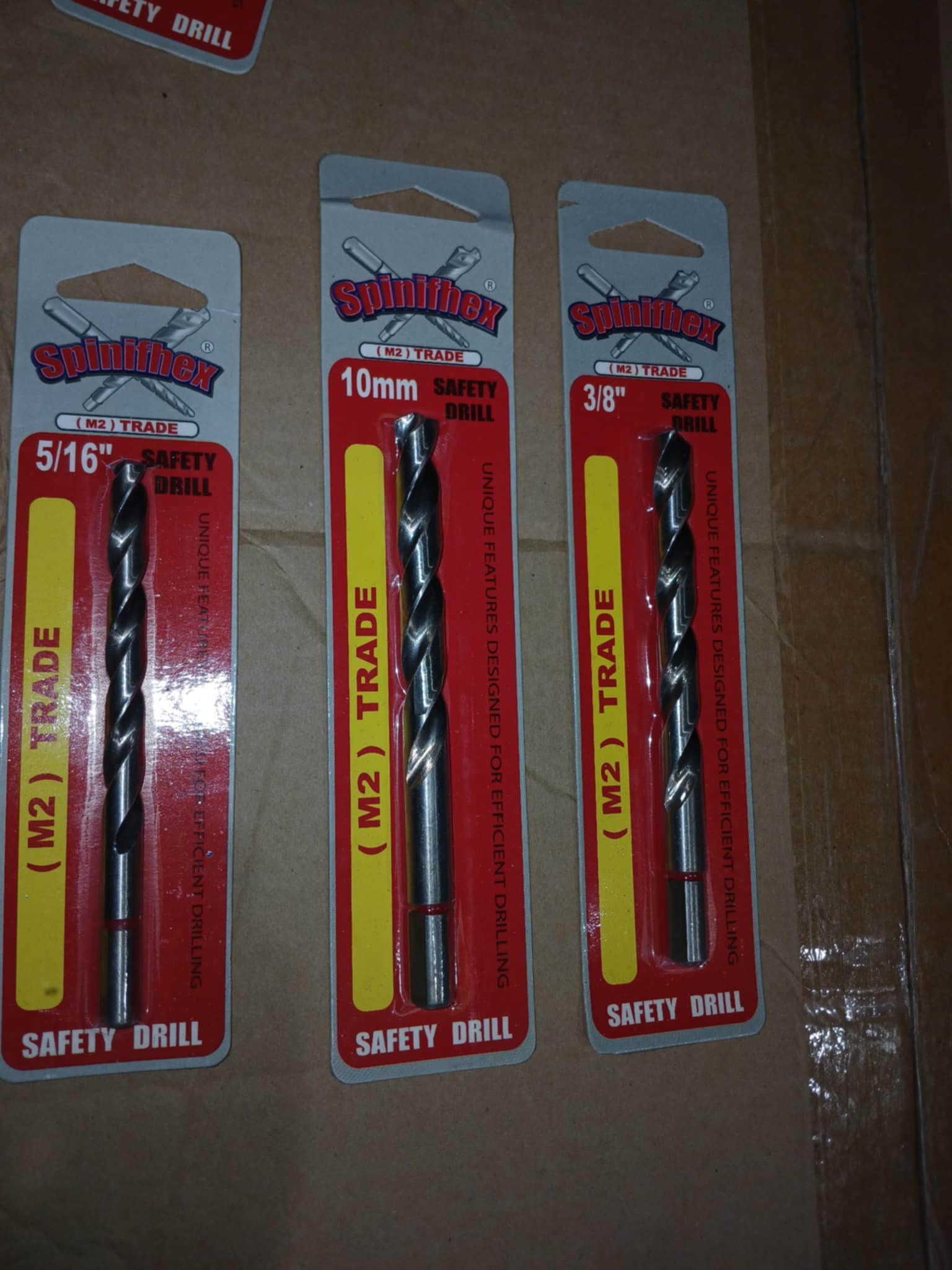 Spinifhex Drillbits Wood & Metal - Various Sizes