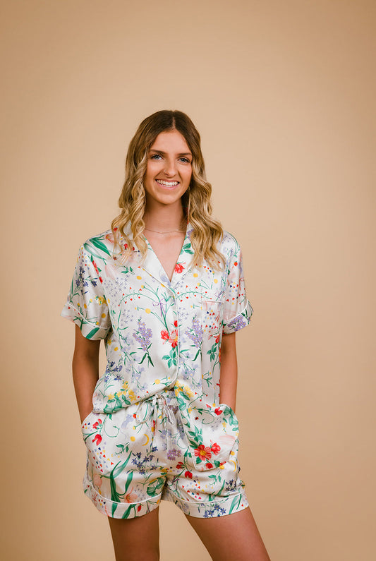 Luxury Pyjama Set - Wildflowers